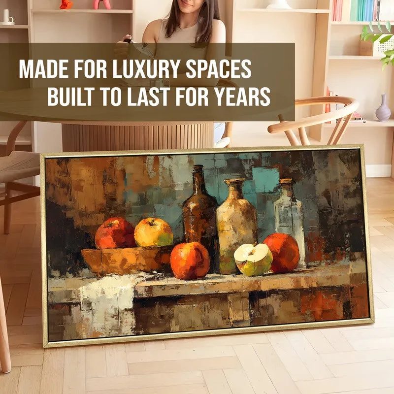 Autumn Harvest Canvas Wall Painting With Frame media 5