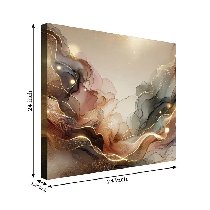 Glacia Mettalica Canvas Wall Painting media 6