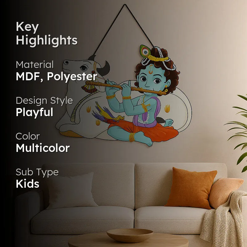 Balagopala I Polyester & MDF Wall Hanging media 2