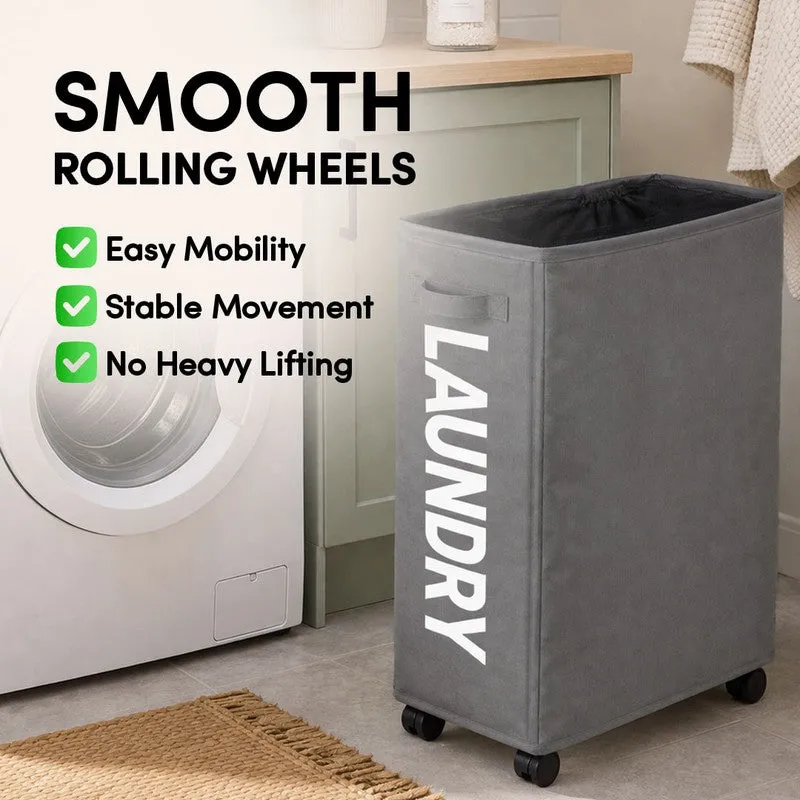 Rioware Easy Move Laundry Basket - Black media 6