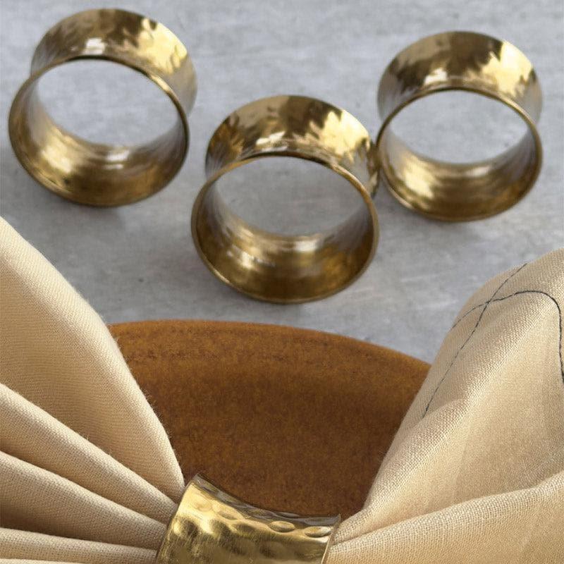 Cylindrical Napkin Ring - Set Of Four media 4
