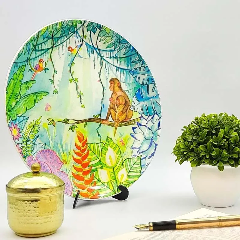 Jungle Scenes Decorative Plate media 1