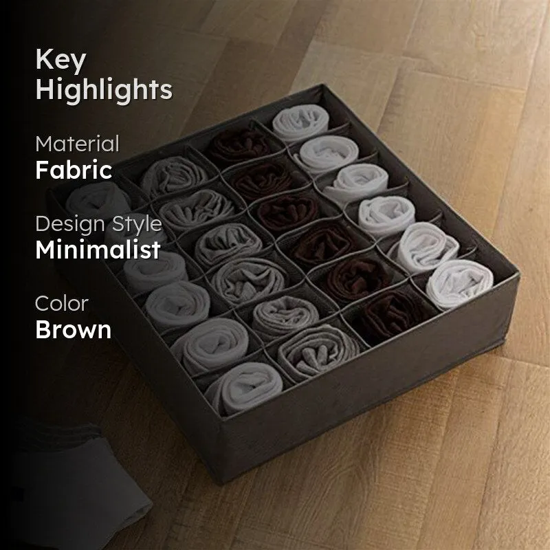 Aspen Cloth Organizer (Black) - Set Of Two media 2