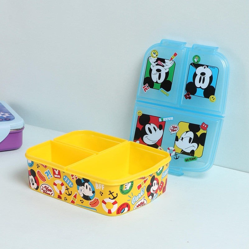 Mickey Clubhouse Lunch Box With Compartments - 390 ML media 3