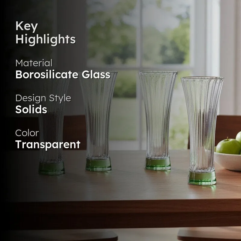 Meadow Green Beer Glasses (160 mL) - Set Of Four media 2