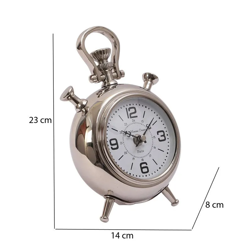 The Belvedere Table Clock - Silver media 8