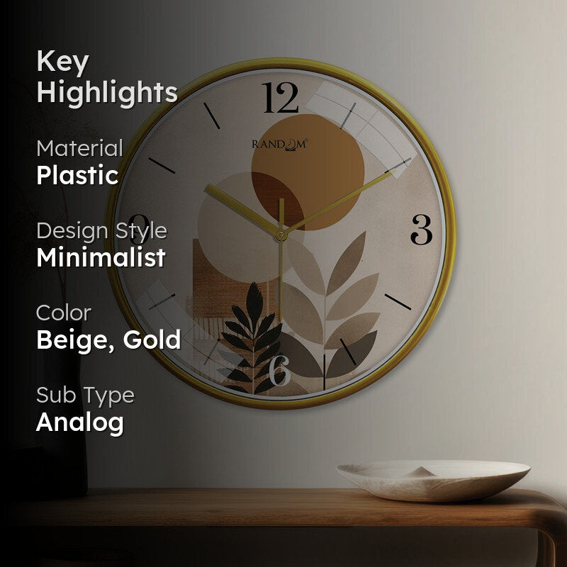 Abel Sweep Silent Wall Clock media 2