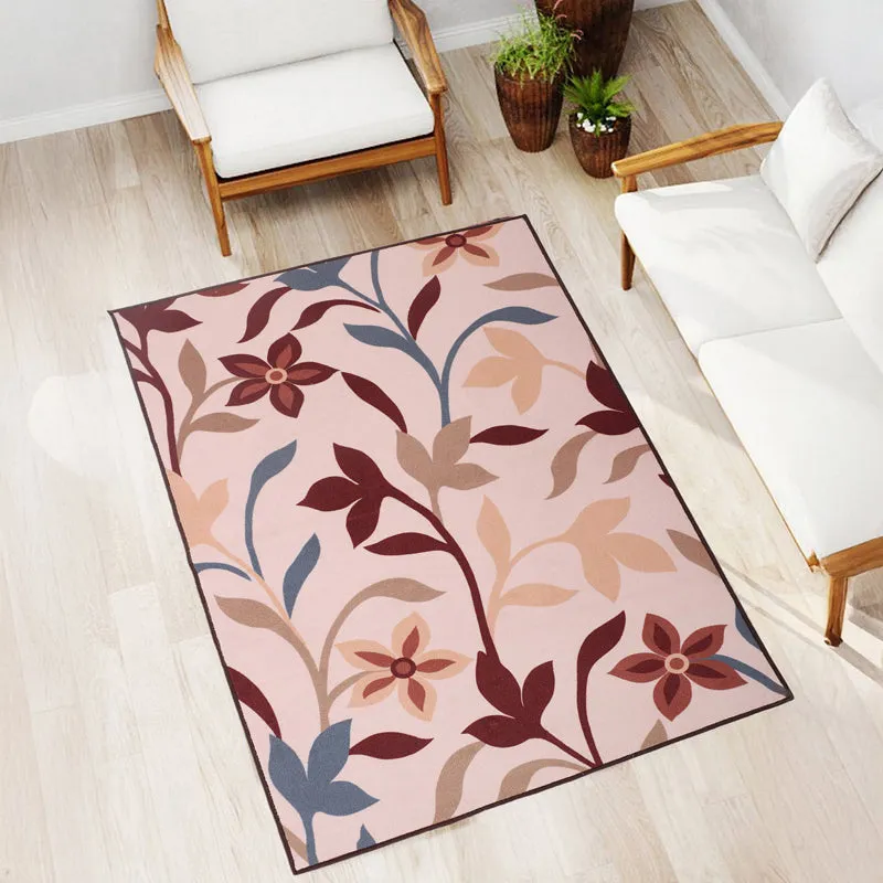 Earthy Flora Anti-Skid Nylon Carpet media 3