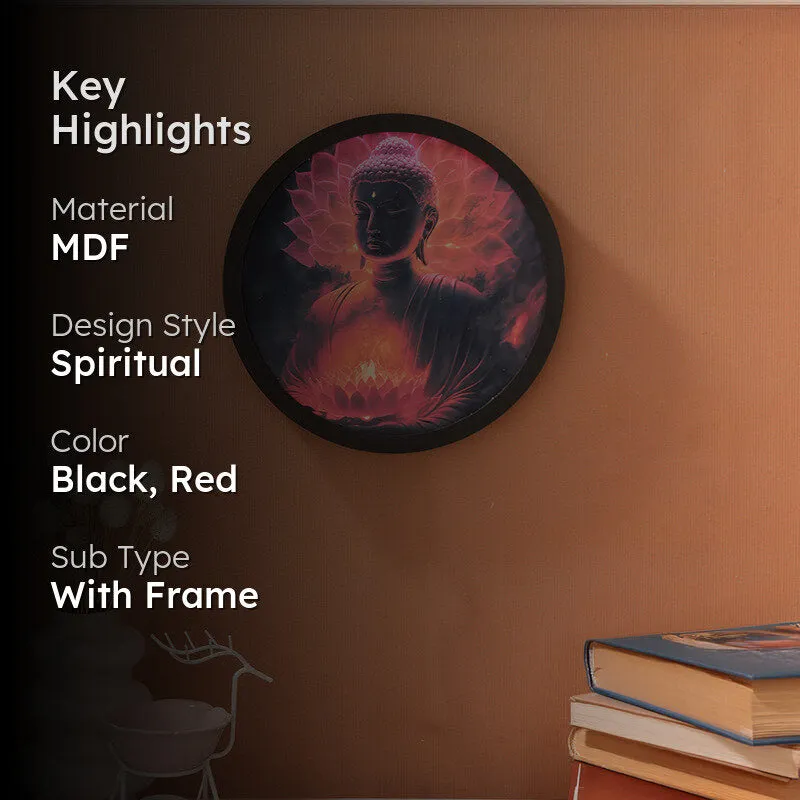 Kamala Buddha Backlit Wall Art media 2