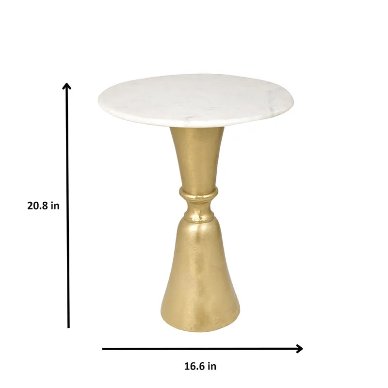 Stona Curve Aluminium Side Table media 6