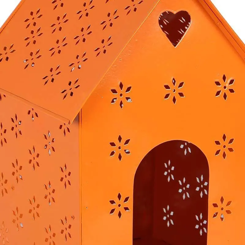 Hello Birds Green Birdhouse- Orange media 3