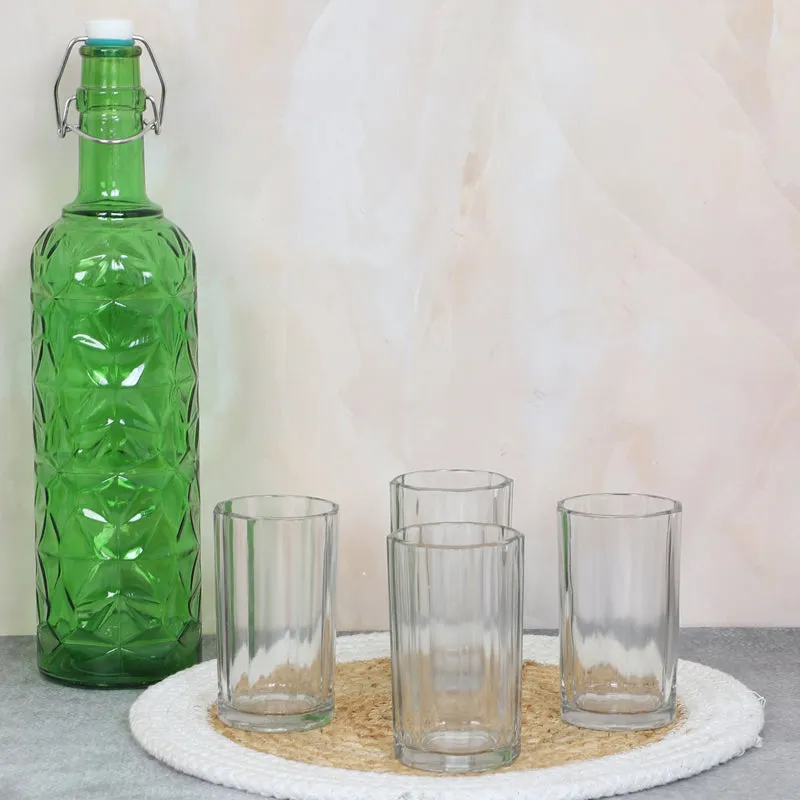Lakopa 1000 mL Water Bottle With 150 mL Glass - Five Piece Set media 1