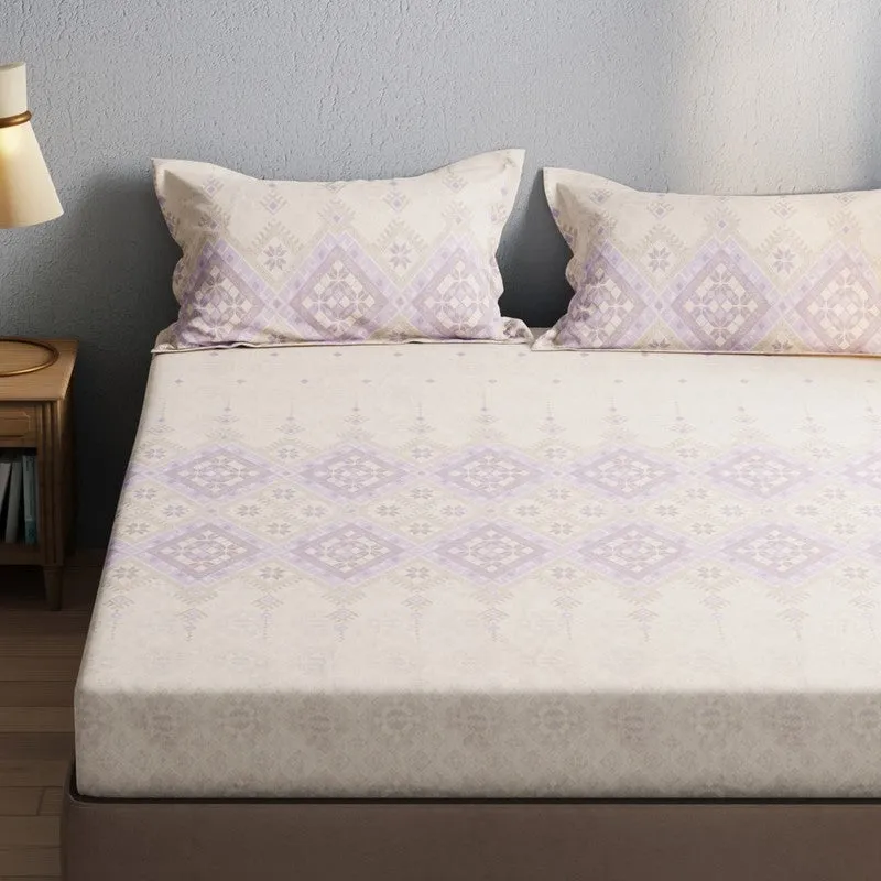 Arlyn Bedsheet (Purple) - 115 GSM media 4