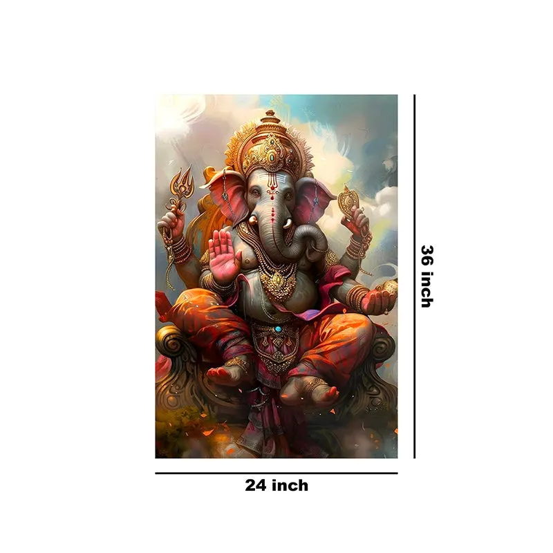 Lord Of Wisdom Wall Painting media 9
