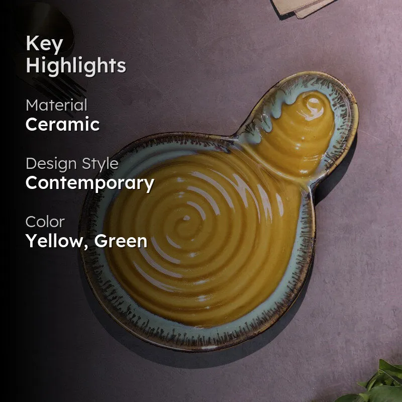 Porcelli I Ceramic Platter media 2
