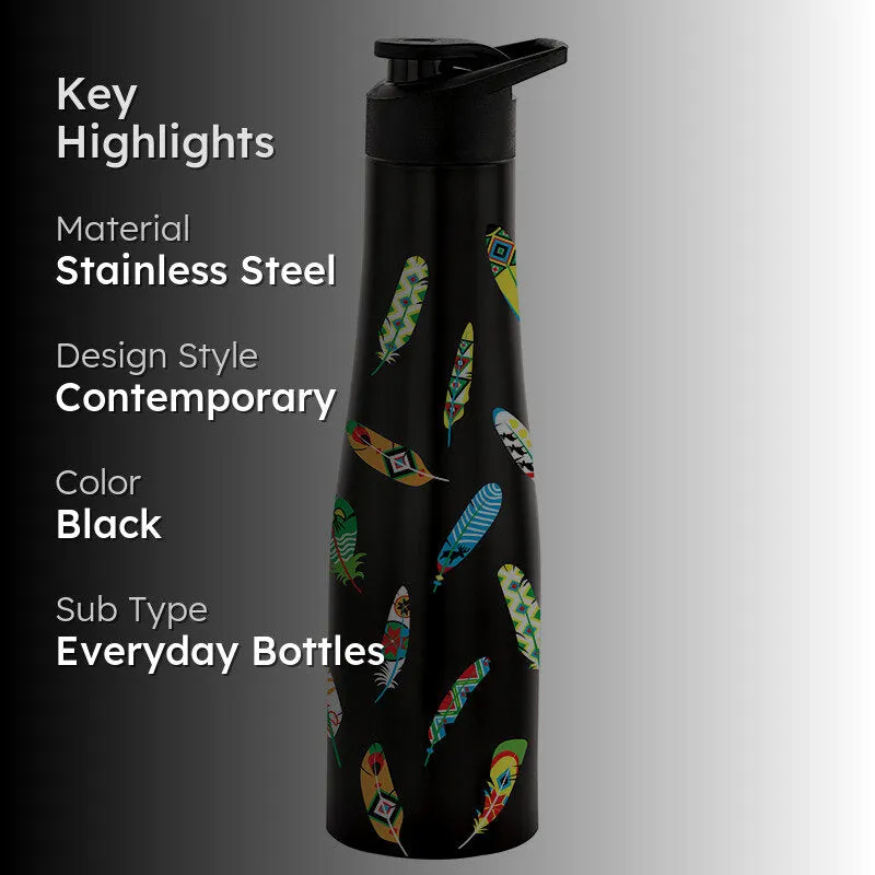 Boho Feather Water Bottle - 1000 mL media 2