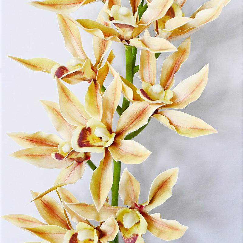 Artificial Orchid Flower Stick - Yellow media 3
