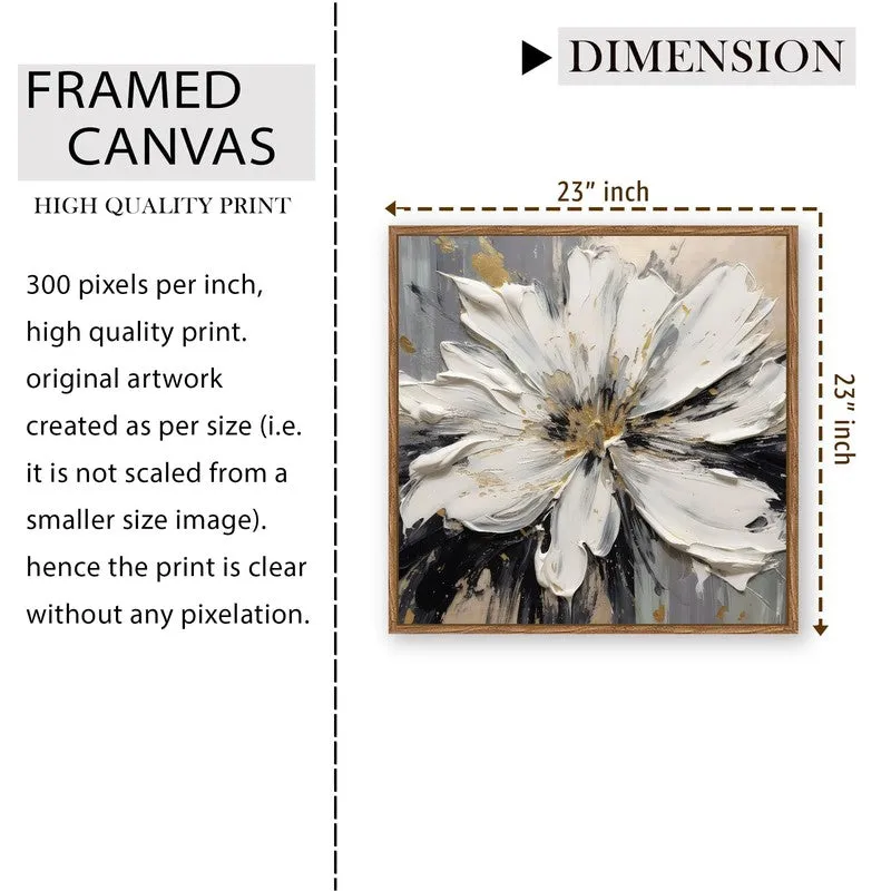 Floral Craft Canvas Wall Art With Frame media 9