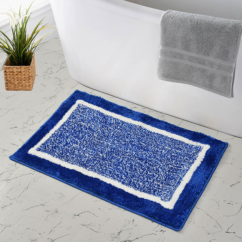 Luxe Anti Skid Bath Mat - Light Blue media 3