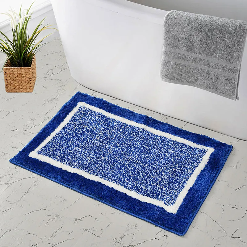 Luxe Anti Skid Bath Mat - Light Blue media 3