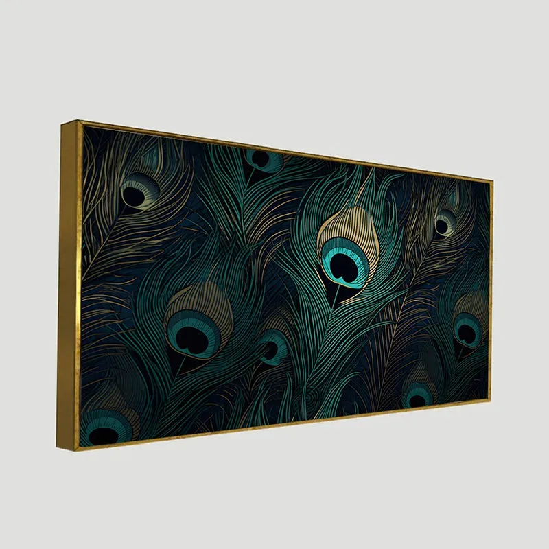 Feathers Of Mayura Canvas Wall Painting media 5