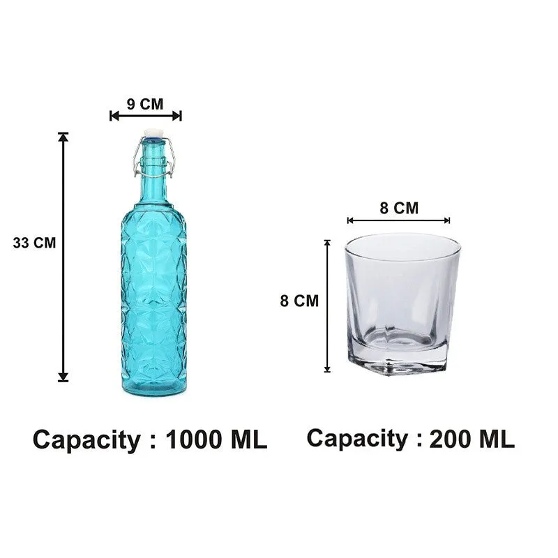 Skyler 1000 mL Water Bottle With 200 mL Glasses - Five Piece Set media 7