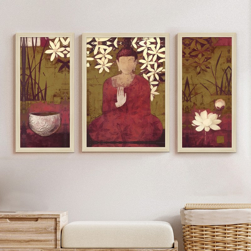 Stillness Within Wall Art - Set of Three media 5