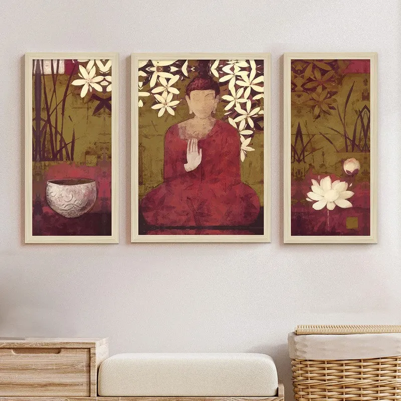 Stillness Within Wall Art - Set of Three media 5