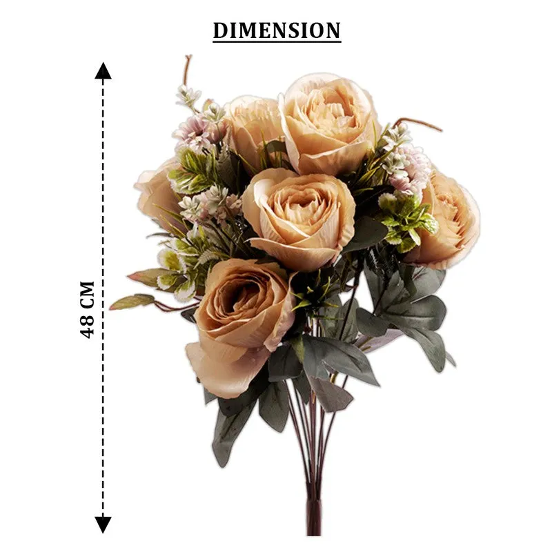 AarviDecor Classic Rose Silk Artificial Flowers media 7