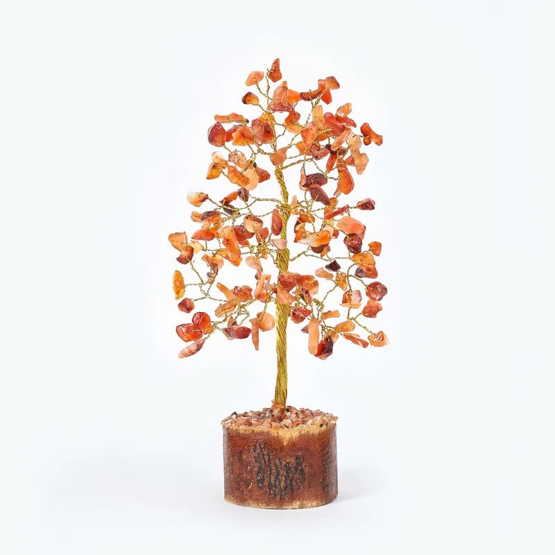Energizing Carnelian Gemstone Tree Decorative Showpiece media 6