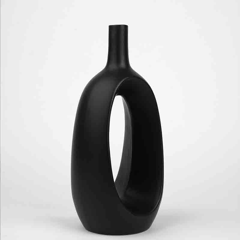 Ring Vase - Black media 6
