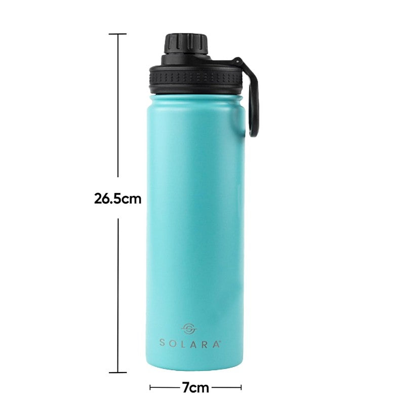 Solara Insulated Stainless Steel Bottle (650 mL) - Aqua Blue media 8