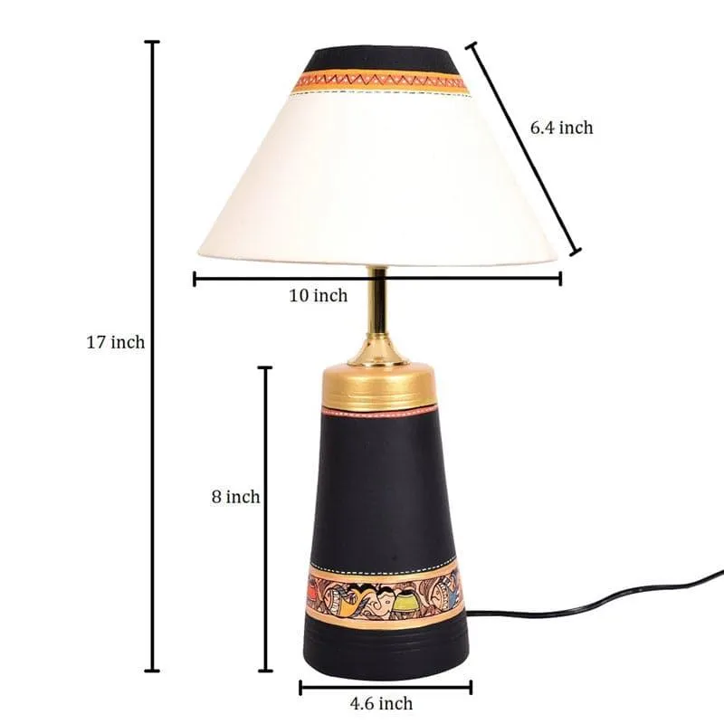 Hiresh Terracotta Table Lamp - Multicolor media 5