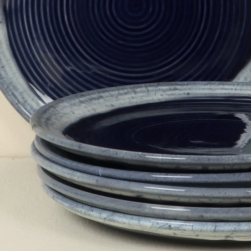 Ceramic Quarter Plate (Dark Blue) - Set Of Six media 5