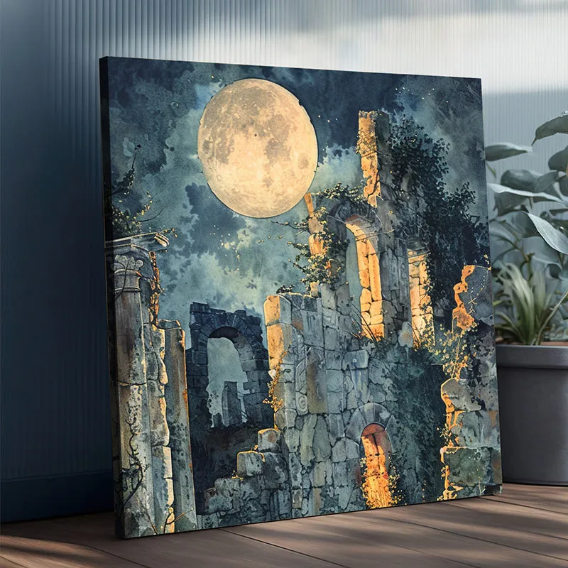 Ruins Of Past Canvas Wall Art media 4