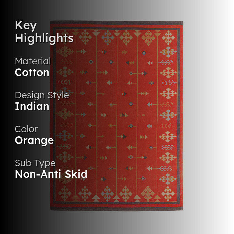 Dhaga Handwoven Cotton Rug media 2