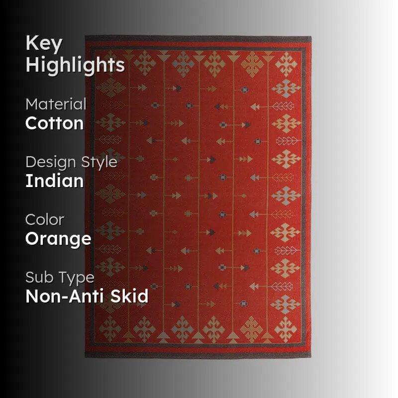 Dhaga Handwoven Cotton Rug media 2