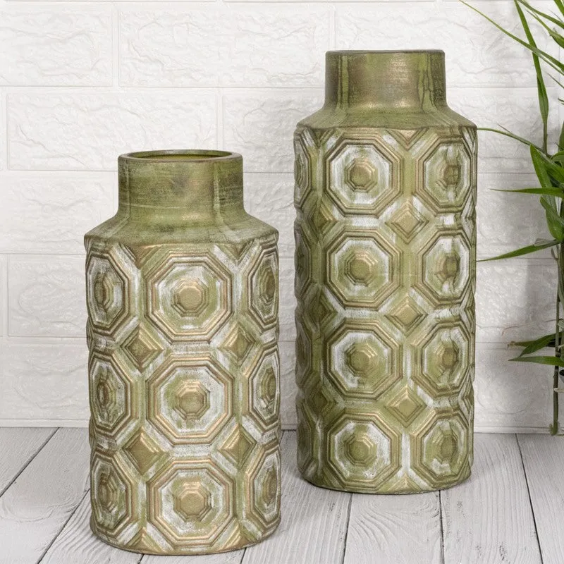 Fluid Veil Ceramic Vase - Small - 8