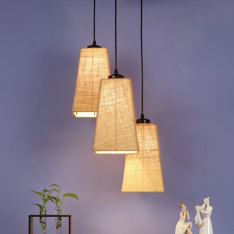 Shadowlux Triple Metal Ceiling Lamp - Beige media 3