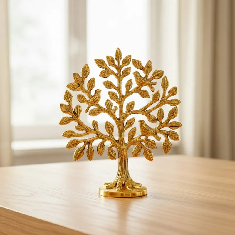 Golden Tree of Life Brass Showpiece media 3