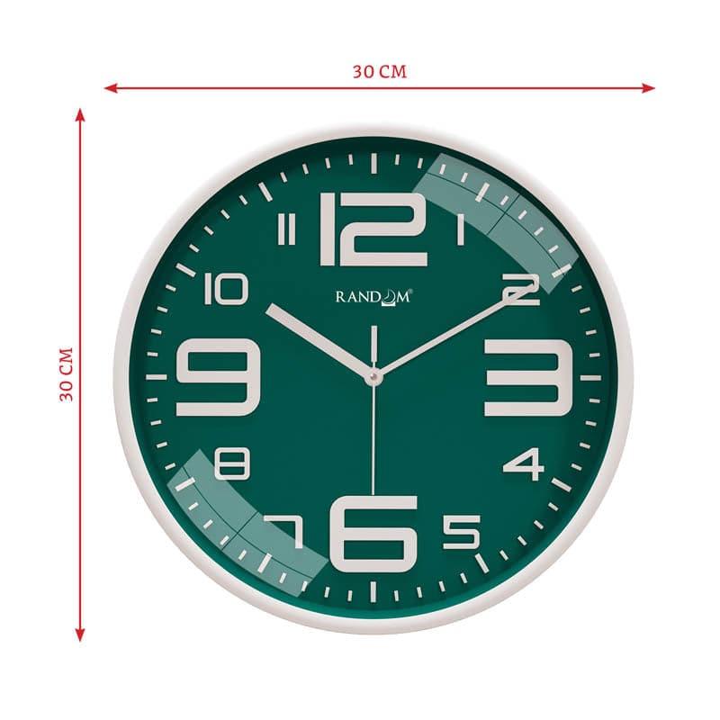 Urban Edge Silent Wall Clock - Green media 4
