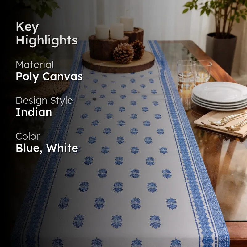 Nile Delta Poly Canvas Table Runner media 2