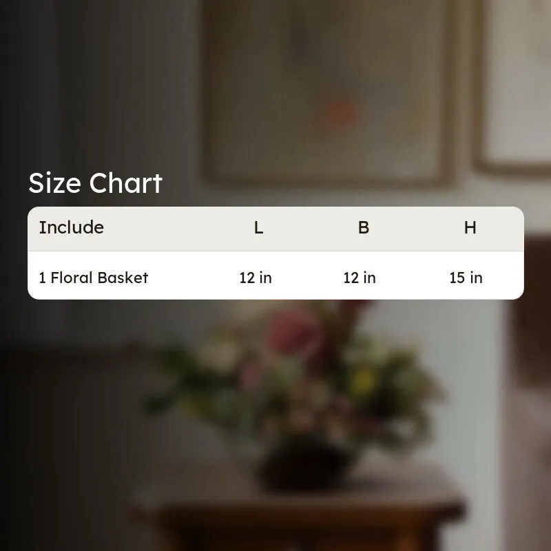 Eldarine Solawood Floral Bunch With Glass Pot media 5