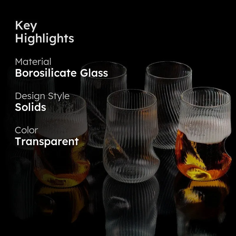 Obsidian Whiskey Glass(380 mL) - Set Of Six media 2