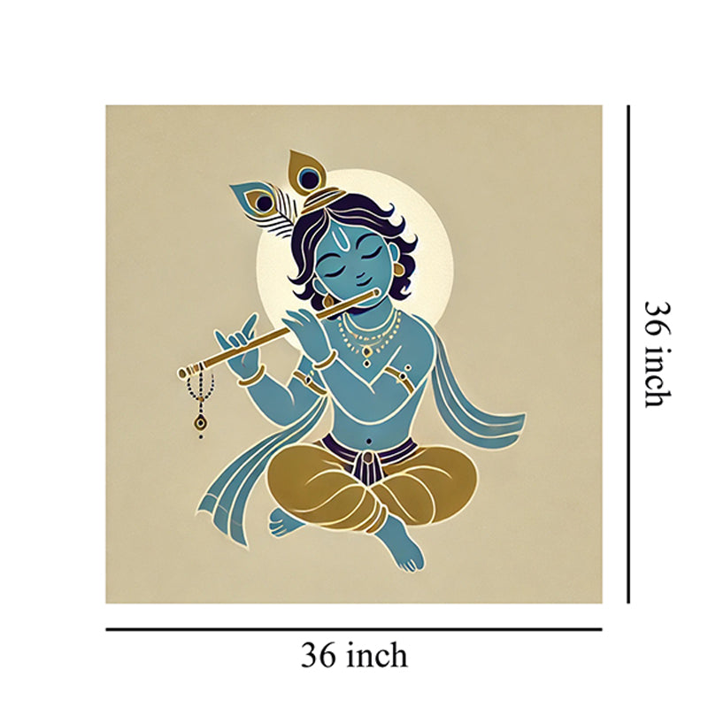 Little Krishna Wall Painting media 7