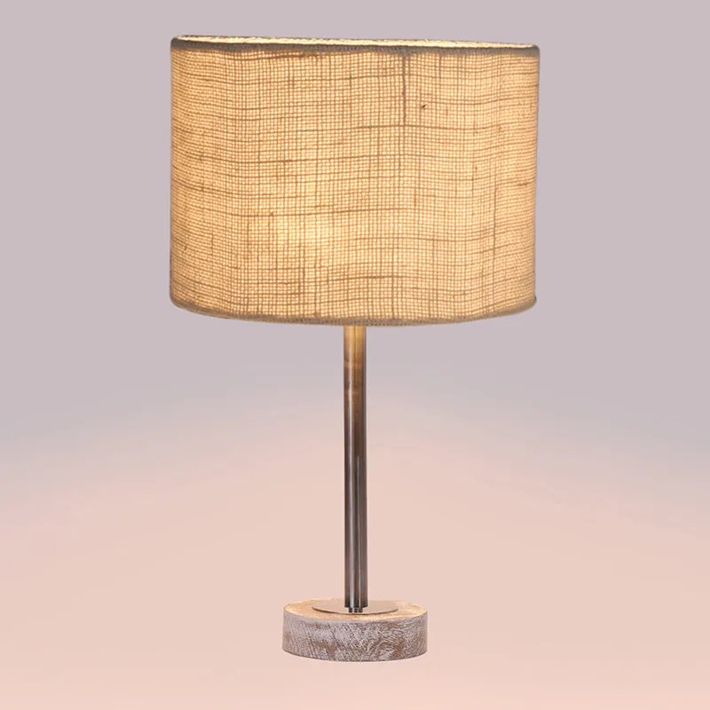 Sienna I Rodin Wooden Table Lamp - White,Silver media 5