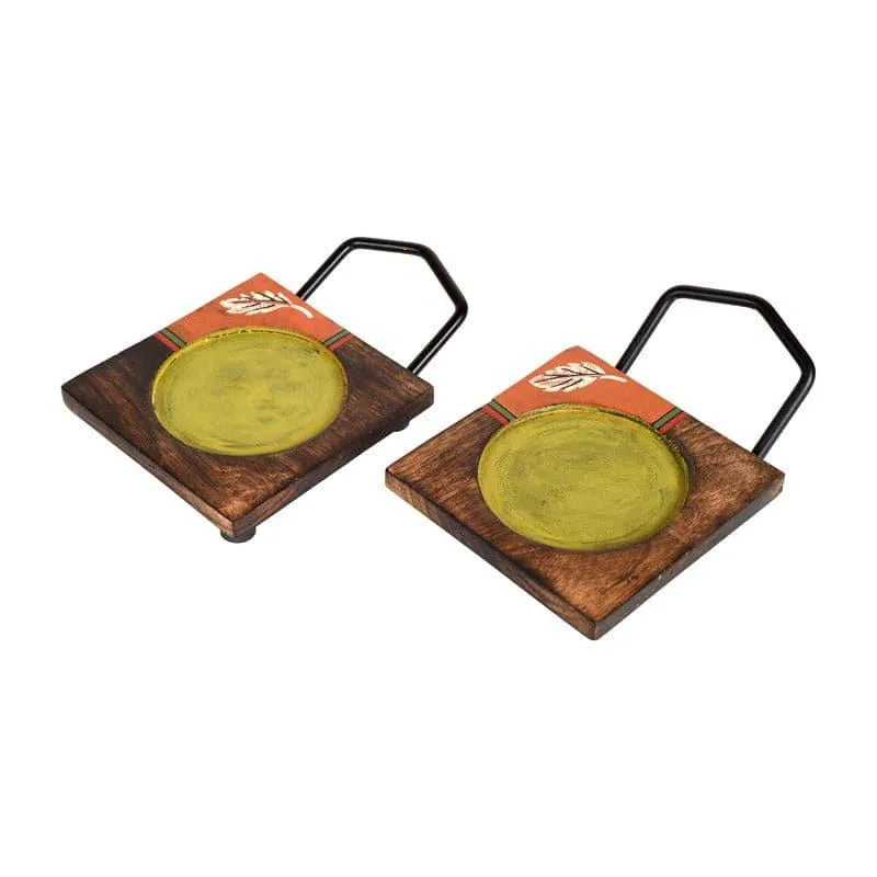 Yaza Wooden Serving Set - Set Of Four media 4