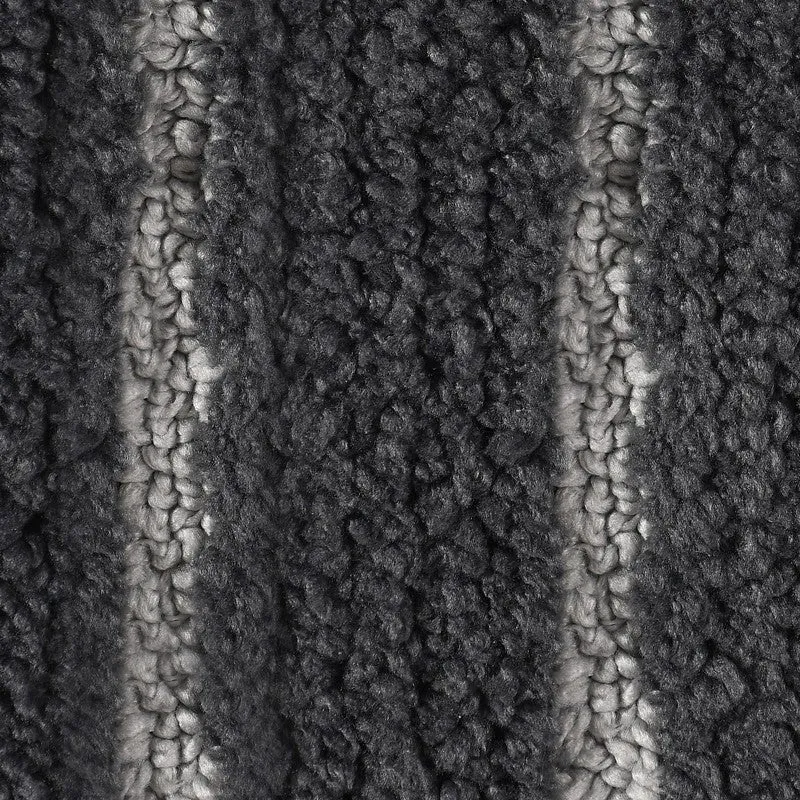 StripeEase Microfiber Bath Mats (Grey) - Set of Two media 3