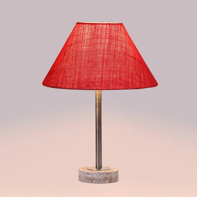 Sienna II Rodin Wooden Table Lamp - Pink,Silver,White media 5