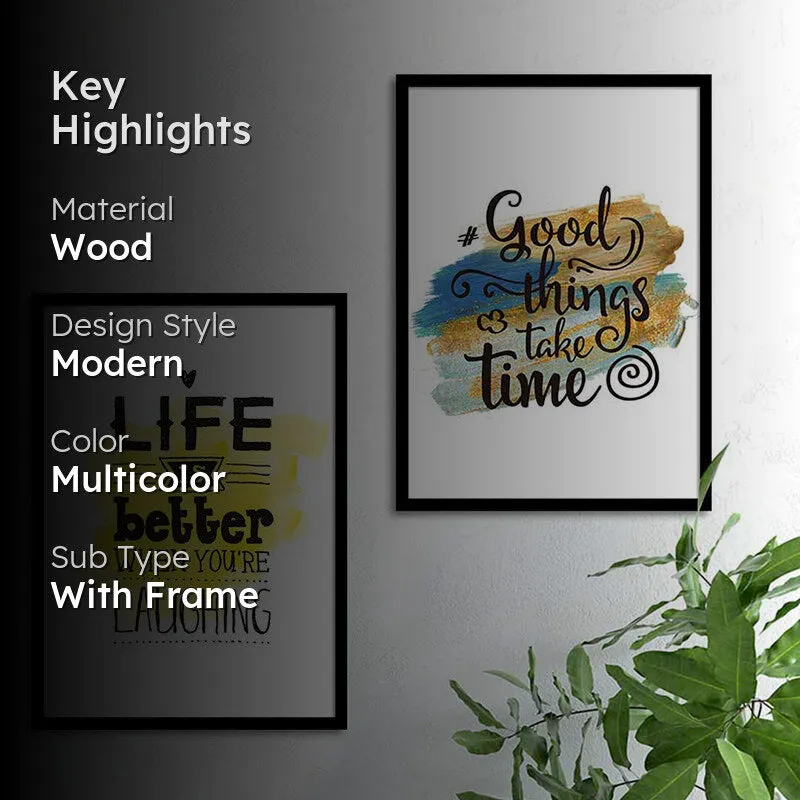 Life & Laughter Wall Art - Set Of Two media 2